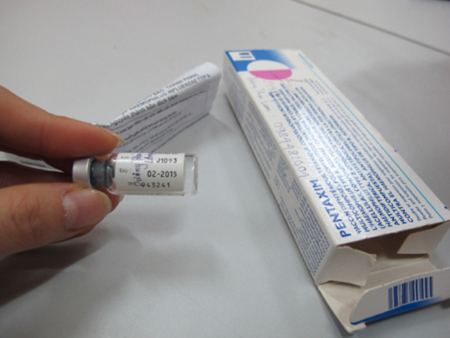 Vaccine Pentaxim 5 trong 1.